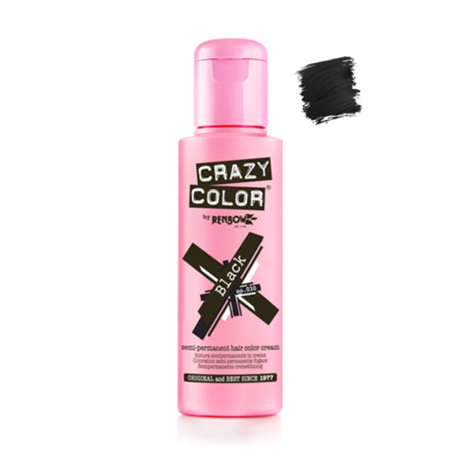 CRAZY COLOR Black / Natural Black, 100ml