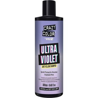 CRAZY COLOR Shampooing Ultraviolet Anti Jaune 250 ml