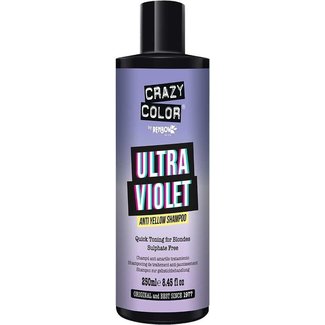 CRAZY COLOR Shampooing Ultraviolet Anti Jaune 250 ml