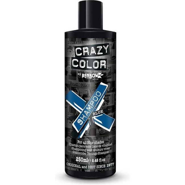 CRAZY COLOR Vibrant Color Shampoo - Blue 250 ml