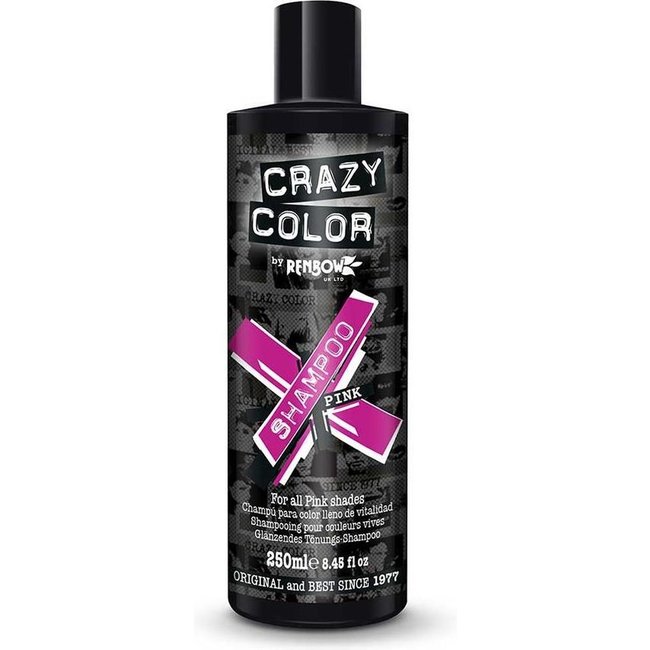 CRAZY COLOR Vibrant Color Shampoo - Pink 250 ml