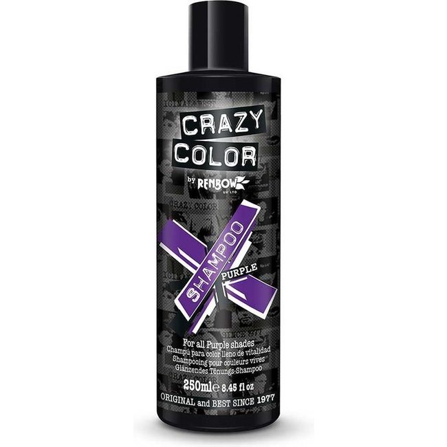 CRAZY COLOR Vibrant Color Shampoo - Purple 250 ml