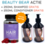 BEAUTY BEAR Hair Vitamins, 60 Gummies - Set Shampoo & Conditioner