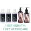 KHS Kit Lissage KHS + Set 2 x 250ml Shampoing / Après-Shampoing