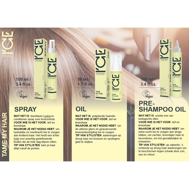 ICE-Professional TAME MY HAIR Shampoo, 250ml