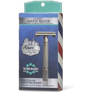 The Shave Factory Razor + 10 free blades