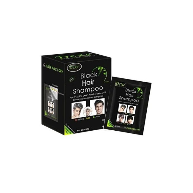 DEKE BLACK HAIR SHAMPOO (10x 25ml)