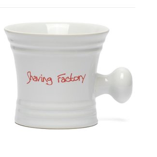 The Shave Factory White Porcelain Shaving Bowl