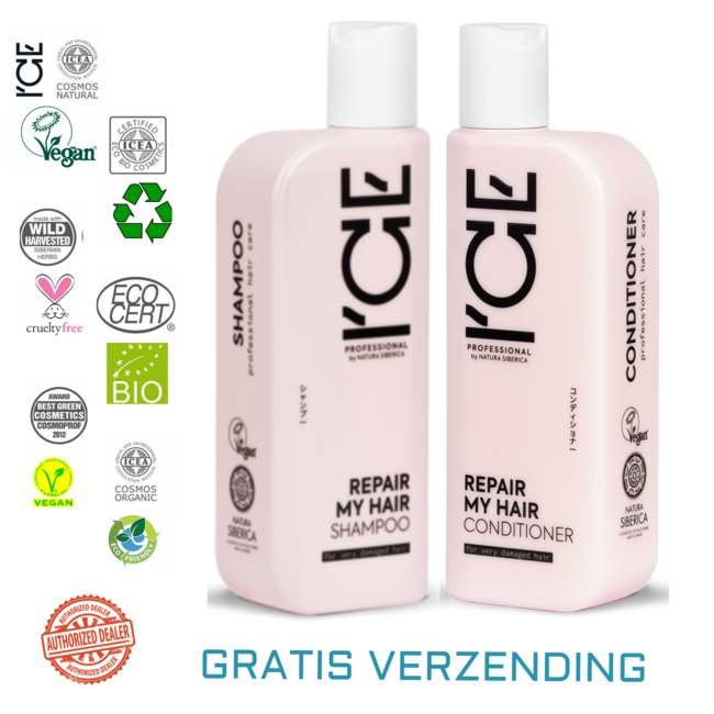 ICE-Professional REPAIR MY HAIR Shampoo + Conditioner 2 x 250ml