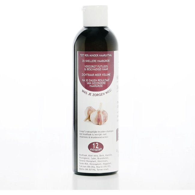 Livayi Shampooing à l'ail classique, 3 x 250 ml