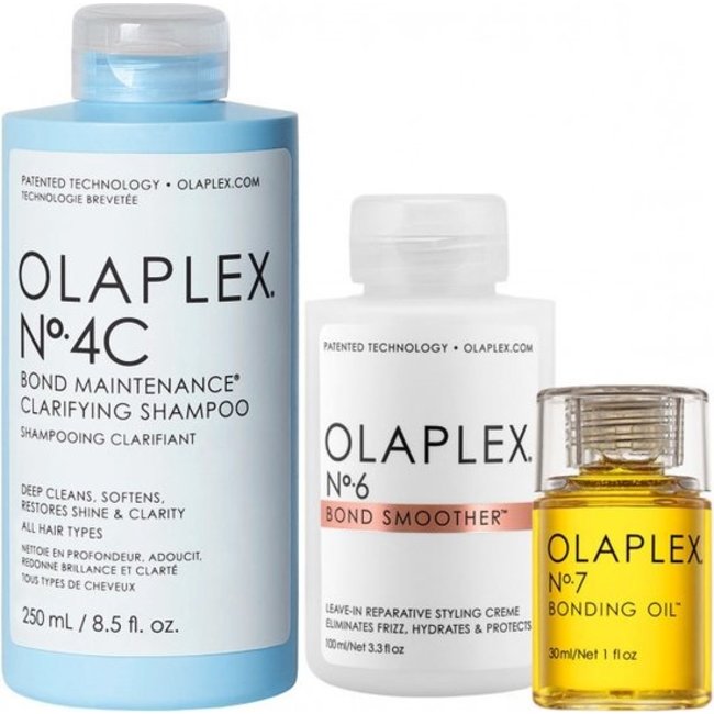 Olaplex Coffret Protect & Shine No.4C Shampoo + No.6 Leave In + No.7