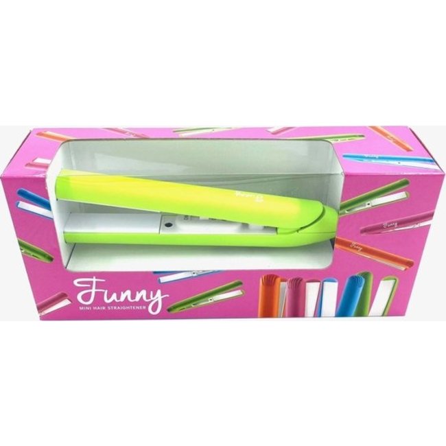 STHAUER Mini Hair Straightener LIME GREEN