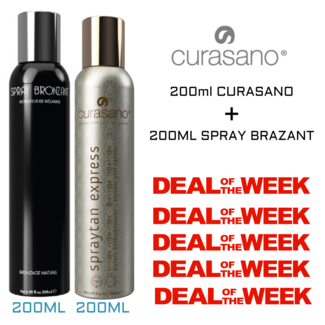 CURASANO PACK DUO - 200ml SprayTan Curasano + 200ml Spray Bronzant