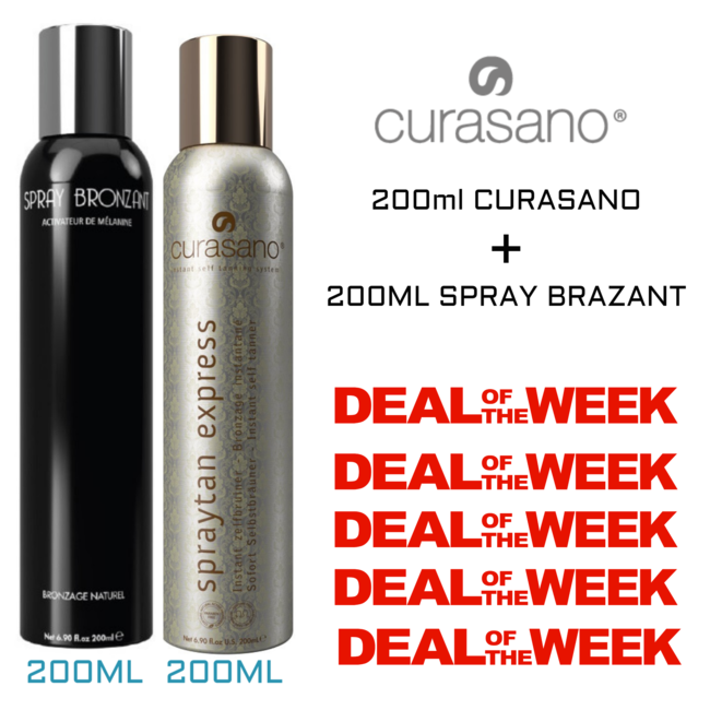 CURASANO PACK DUO - 200ml SprayTan Curasano + 200ml Spray Brozant