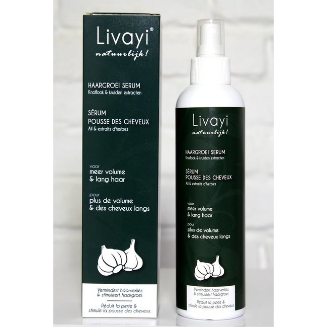Livayi 5 x 250ml Garlic Shampoo Classic + Garlic Serum 250ml Free