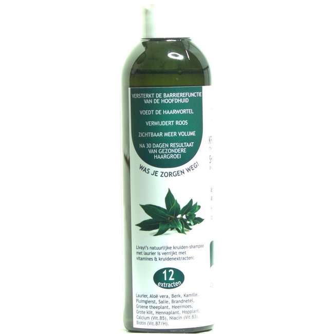 Livayi Shampooing aux herbes anti-pelliculaire cheveux, 250ml