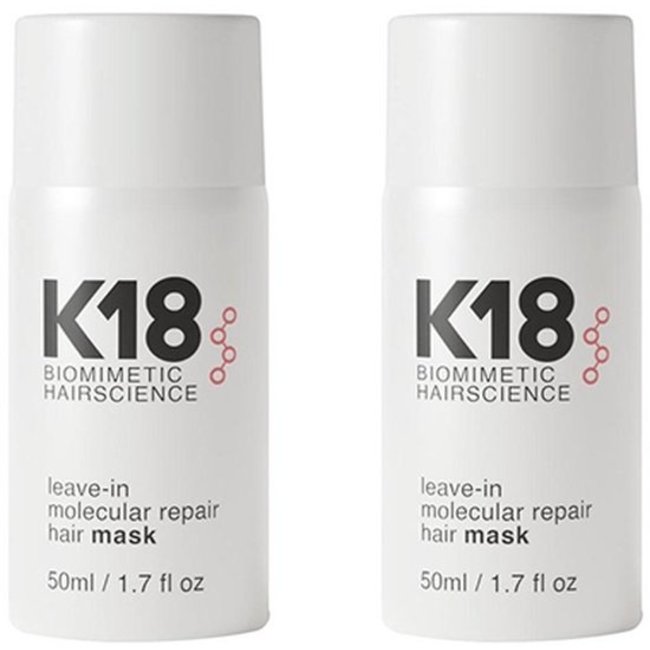 K18 Leave-In Molecular Repair Hair Mask - 2 X 50ml