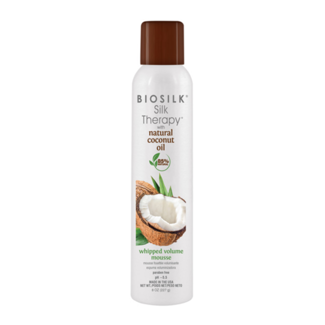 BIOSILK Mousse volume fouettée à l'huile de noix de coco, 237 g