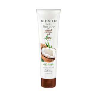 BIOSILK Silk Therapy avec crème pour boucles à l'huile de noix de coco 148 ml