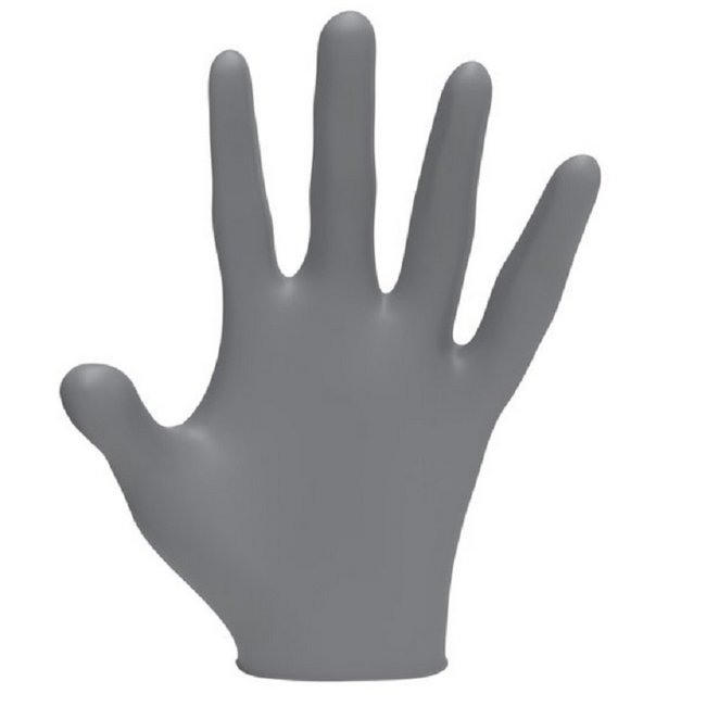 L3VEL3 Gants Nitrile 100pcs - ARGENT - (4 Tailles)