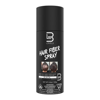 L3VEL3 BLACK Hair Fiber Spray, 125G