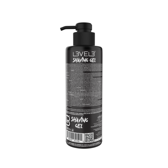 L3VEL3 Transparent Shaving Gel Ice, 500ml