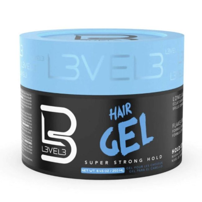 L3VEL3 Super Strong Hair Styling  Gel (Kies Uw Maat)