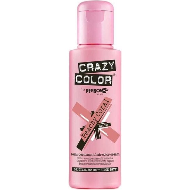 CRAZY COLOR Peach Coral, 100ml