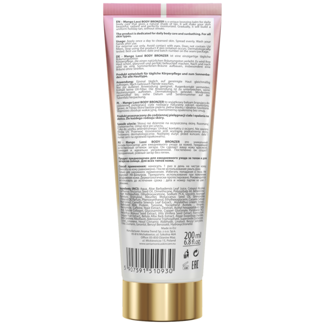 SANTA MONICA Mango Lassi Body Bronzer, 200ml
