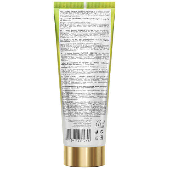 SANTA MONICA Green Banana Tanning Booster, 200ml