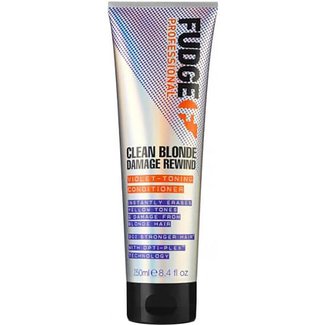 FUDGE Clean Blonde Damage Rewind Après-shampooing tonifiant violet, 250 ml