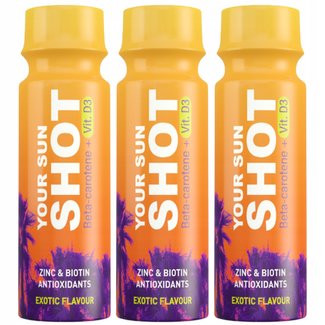 YOUR SUN SHOT Booster de bronzage à boire, 3 x 80 ml