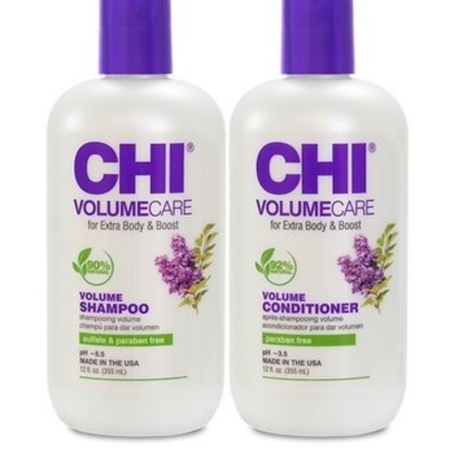 CHI Duo Pack VolumeCare Volumizing 355ml Shampoo + 355 ml Conditioner