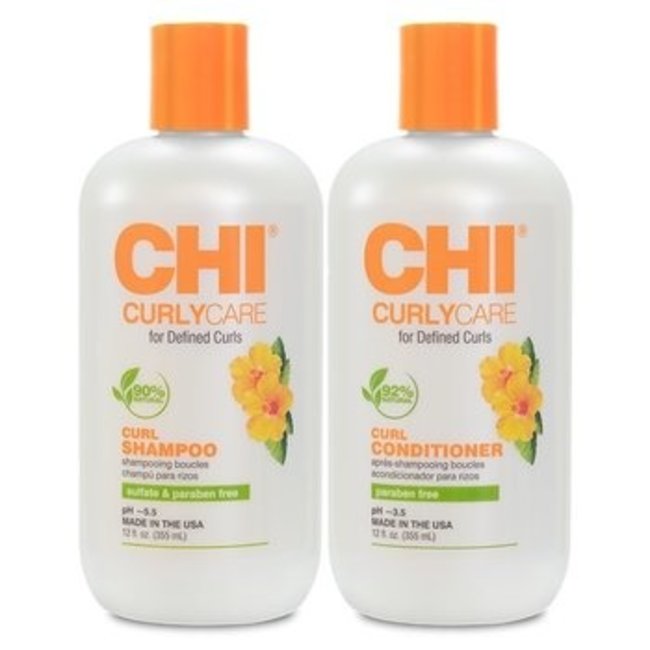 CHI Duo Pack CurlyCare 355ml Shampoo + 355ml Conditioner