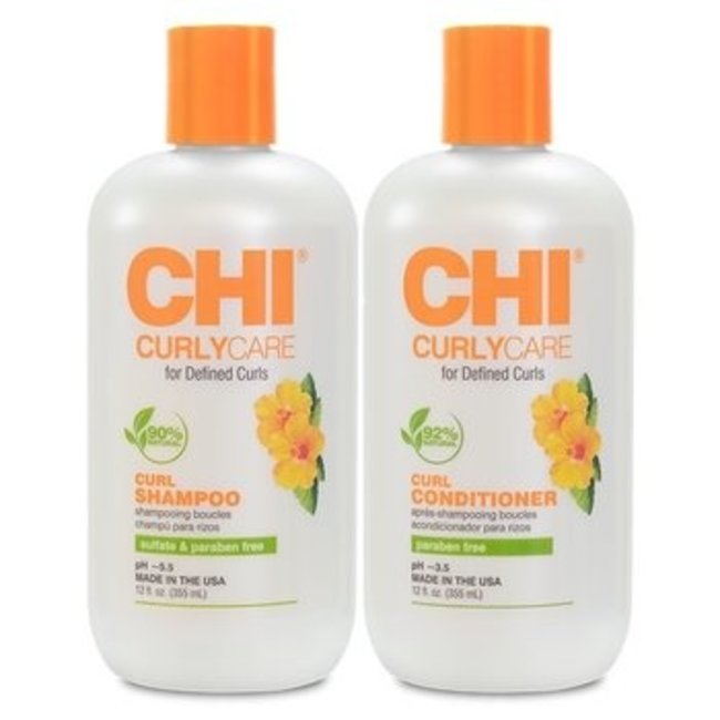 CHI Duo Pack CurlyCare Shampooing 355 ml + Après-shampooing 355 ml