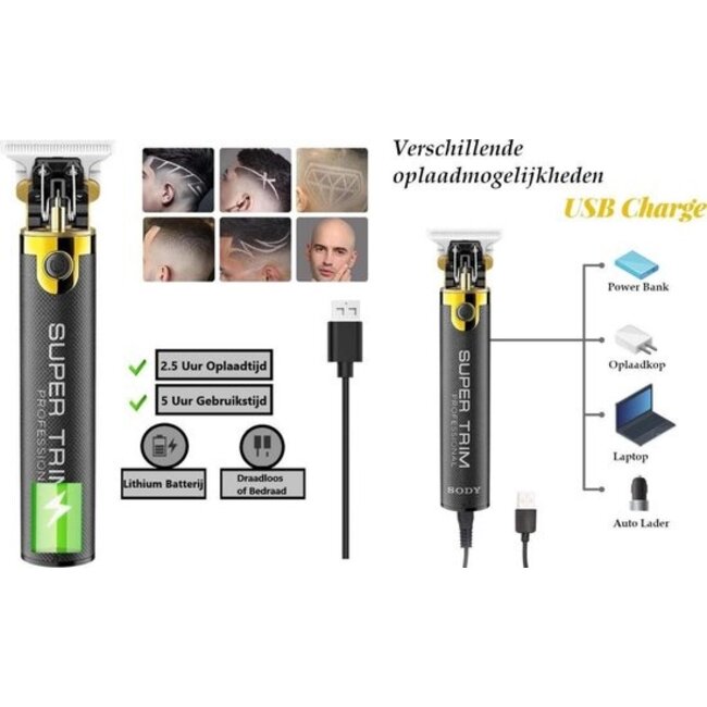 SODY SD2040 - Hair clipper - Gold / Black