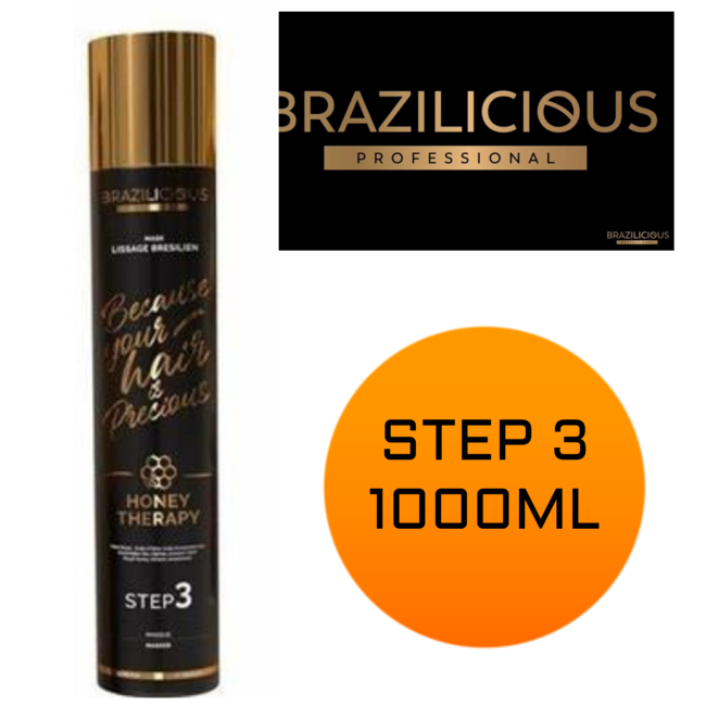 BRAZILICIOUS STEP 3 Honey Therapy Keratin 1 X 1000ml