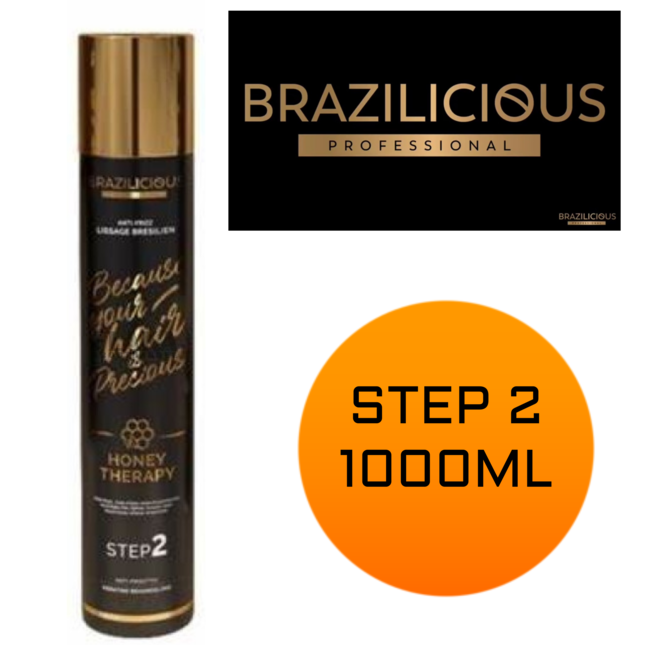 BRAZILICIOUS STEP 2 Honey Therapy Keratine 1 X 1000ml