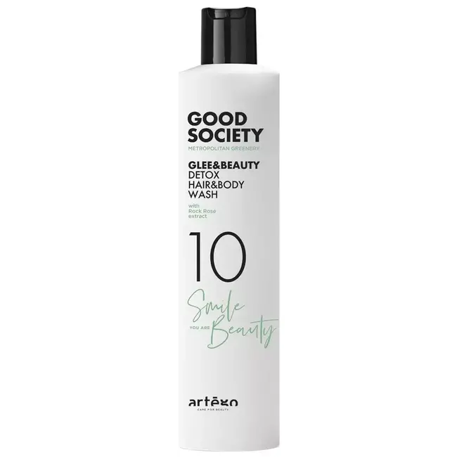 ARTEGO Good Society Glee & Beauty Nettoyant détox pour cheveux et corps, 250 ml