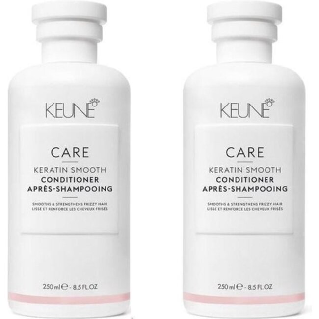 KEUNE 2 x CARE Keratin Smooth Conditioner, 250 ml