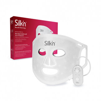 SILK'N Masque Facial LED - Masque de beauté avec luminothérapie - Blanc