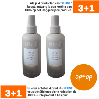 KEUNE 2 x Style Texture Salt Mist spray 200 ml No 62