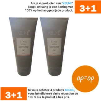 KEUNE 2 x Style Straight cream 200 ml No 57