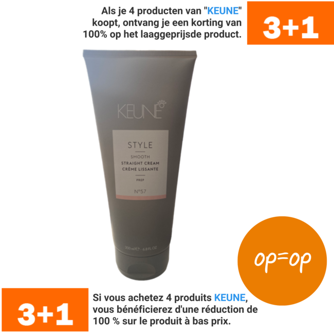 KEUNE Style Crème droite 200 ml N°57