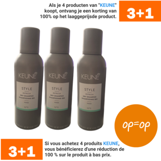 KEUNE 3 x Style Dry shampoo 200 ml No 11