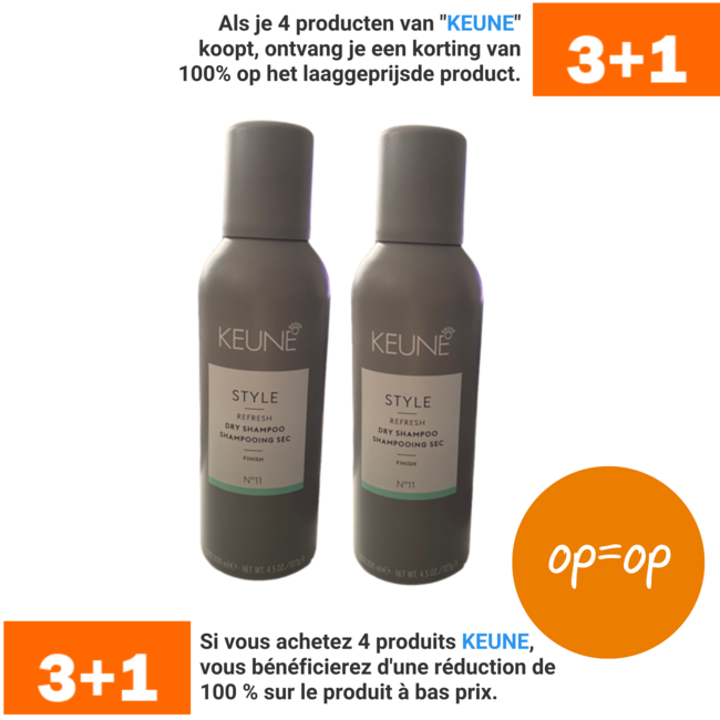 KEUNE 2 x Style Dry shampoo 200 ml No 11