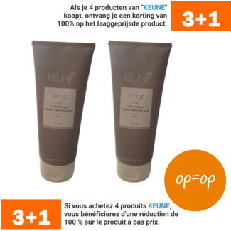 KEUNE 2 x Style Curl Cream, 200 ml