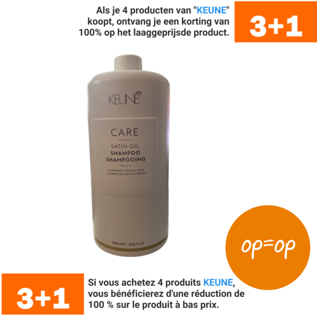KEUNE CARE Satin Oil Shampoo, 1000ml