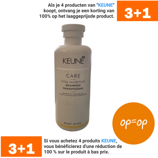 KEUNE CARE Vital Nutrition Shampoo, 300ml