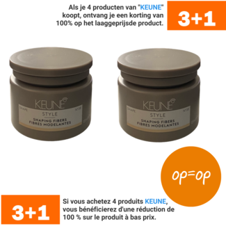 KEUNE 2 x Style Shaping Fibers 125 ml No 38